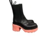 m_wp_69569b9f44ad4d32f82c1aad Bottega Veneta Flash Chelsea Boots - Black Leather with Pink Lug Sole