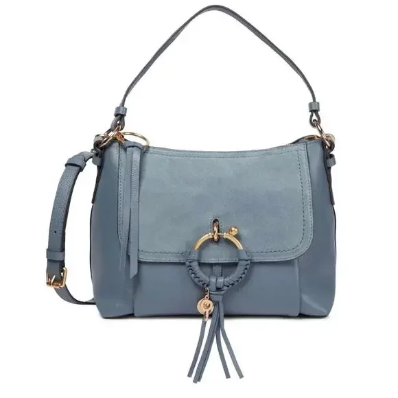m_wp_6965c6b105deb34c45d6bb6b See by Chloé Joan Small Crossbody Bag - Stormy Sky Leather & Suede