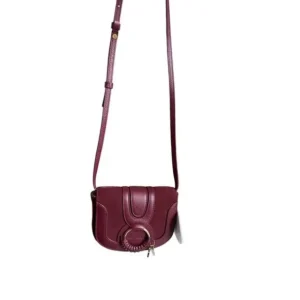 m_wp_696678a70015423cab6fa9de See by Chloé Hana Mini Leather & Suede Crossbody - Burgundy