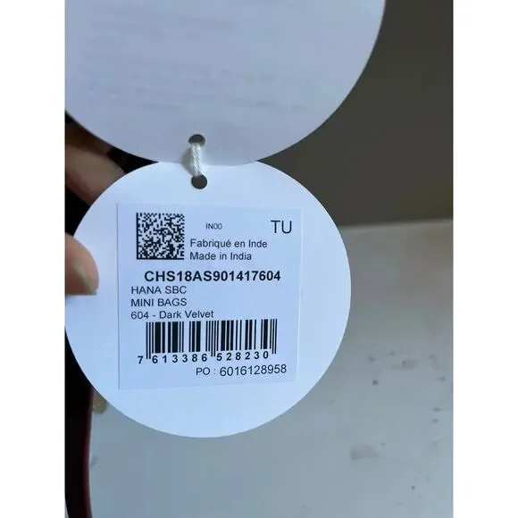 See by Chloé Hana Mini Leather & Suede Crossbody - Burgundy