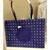 Tory Burch Printed Ella Tote - Purple Monogram Bag