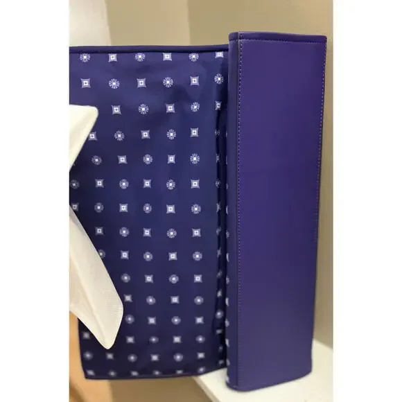 Tory Burch Printed Ella Tote - Purple Monogram Bag