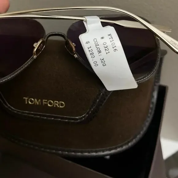 m_wp_69754874ff0320a426101853 Tom Ford Jessie TF1016 Sunglasses - Aviator Metal