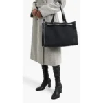 Proenza Schouler White Label Belted Large Canvas Tote - Black