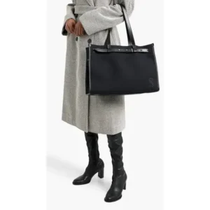 m_wp_69755fe924d2e7aa5fa392e3 Proenza Schouler White Label Belted Large Canvas Tote - Black