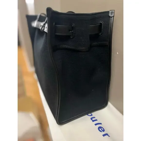 Proenza Schouler White Label Belted Large Canvas Tote - Black