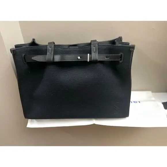 Proenza Schouler White Label Belted Large Canvas Tote - Black