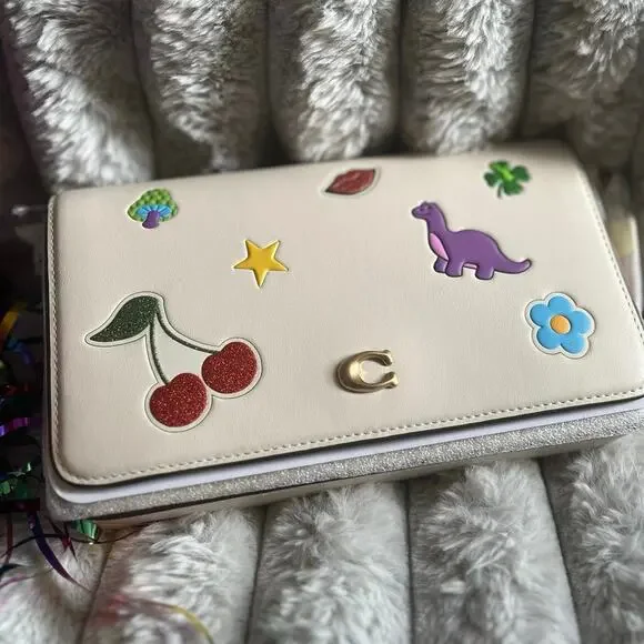 m_wp_6977a1e105deb354ace8811a Coach Crossbody & Matching Wallet Set - Leather with Patches