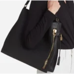 TOM FORD Alix Small Shoulder Bag - Black Leather Hobo