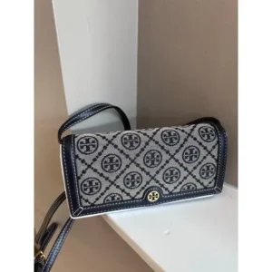 Tory Burch T Monogram Jacquard Wallet Crossbody