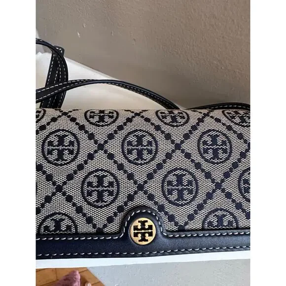 m_wp_698dfb7a24b20bd8e1314924 Tory Burch T Monogram Jacquard Wallet Crossbody