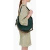 Ferragamo Gancini Leather Hobo Bag - Forest Green